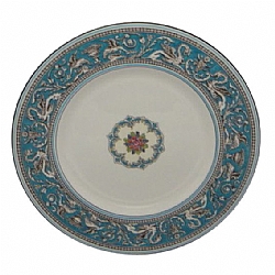 Wedgwood   TableTop   Dinnerware - WEDGWOOD FLORENTINE TURQUOISE DINNER PLATE