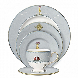 Wedgwood   TableTop   Dinnerware - Wedgwood Sailors Farewell 5 piece Place Setting