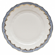 Herend   Tabletop   Dinnerware - Herend Fishscale Light Blue 5pc Place Setting