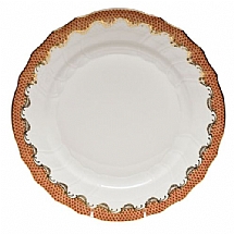 Herend   Tabletop   Dinnerware - Herend Fishscale Rust 5pc Place Setting