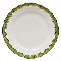 Herend   Tabletop   Dinnerware - Herend Fishscale Light Green 5pc Place Setting