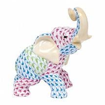 Herend   Animals   Elephant - Herend Elephant Multicolor