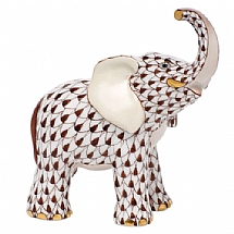 Herend   Animals   Elephant - Herend Young Elephant Chocolate