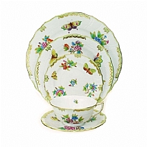 Herend   Tabletop   Dinnerware - Herend Queen Victoria 5pc Place Setting