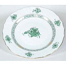 Herend   Tabletop   Dinnerware - Herend Chinese Bouquet Green 5pc Place setting