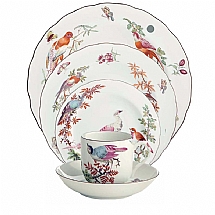 Mottahedeh   Tabletop   Dinnerware - Mottahedeh Chelsea Bird 5pc Place Setting