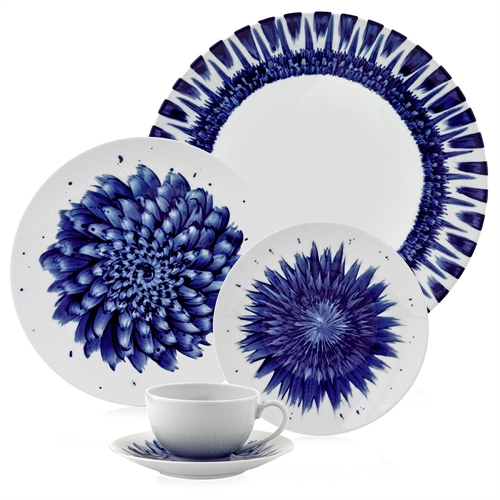 Bernardaud in Bloom Breakfast Cup and Saucer