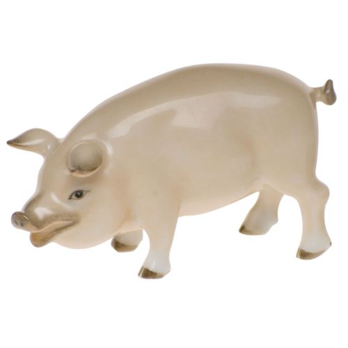 Herend Pig White