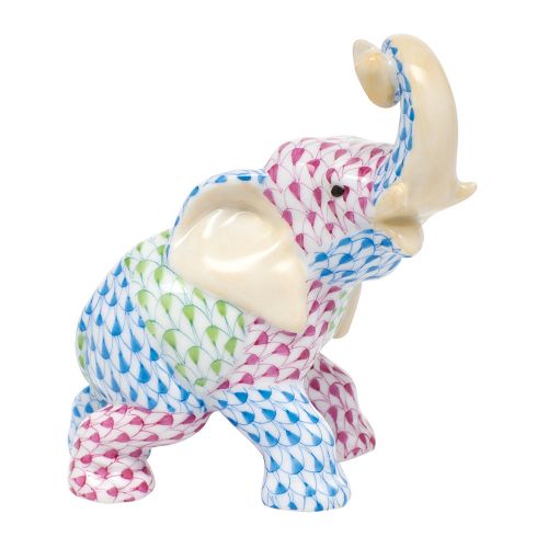 Herend Elephant Multicolor