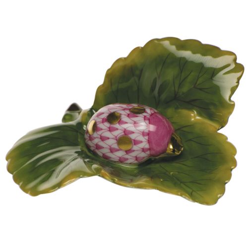 Herend Ladybug Raspberry
