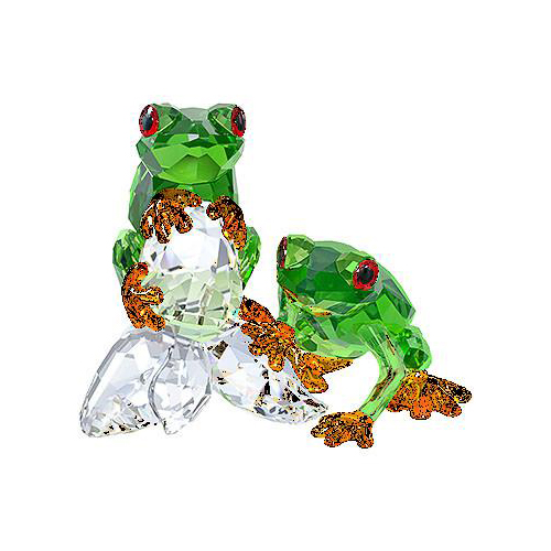 crystal frogs swarovski