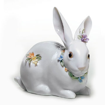 Lladro Attentive Bunny